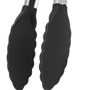 Serving Tongs Kitchen Tongs - Heat Resistant, Premium Stainless Steel Locking Cooking Tongs with Silicone Tips, Non-Slip Food Tongs for Cooking, Heavy Duty, Non-Stick (7 Inch(4 Pack))