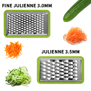 Graters For Kitchen, Cheese Grater with Container, Mandoline Slicer For Kitchen, Vegetable Grater, Carrot Shredder, Julienne Slicer and Peeler, Potato Slicer