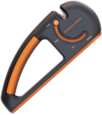 5 Precision Adjust Knife Sharpener- 3-Stage Premium Kitchen Knife Sharpener to Repair, Restore & Polish Blades by Sharp Pebble