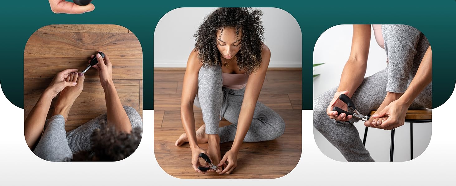 Swissker by Swissklip Heavy Duty Toenail Clippers for Men and Women – Professional Ergonomic Large Toe Nail Cutter & Trimmer for Thick Nails Seniors, Long Handle Toe Nail Clipper