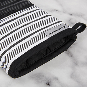 KitchenAid Albany Oven Mitt 2-Pack Set, Matte Grey, 7