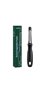 Beneno Can Opener, Manual Side Safe Cut Can Opener Smooth Edge with Durable Sharp Blade, Effort-Saving Knob & Comfortable Non-slip Handle, Brown