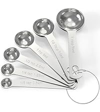 TILUCK Measuring Cups & Spoons Set, Stackable Cups and Spoons, Nesting Measure Cups with Stainless Steel Handle, Kitchen Gadgets for Cooking & Baking (Blue)