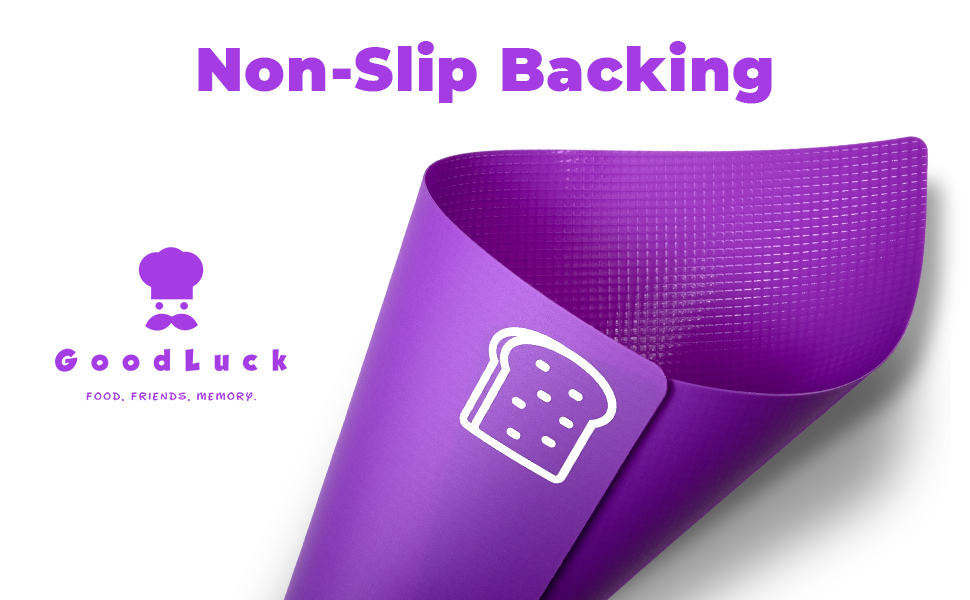 Goodluck 5 Pieces Flexible Cutting Boards, BPA Free Plastic Cutting Boards for Kitchen, Non Slip Cutting Mat for Meat and Vegetables