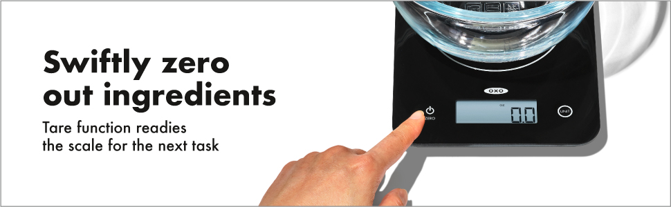 OXO Good Grips Everyday Glass Food Scale 11lbs/5kg