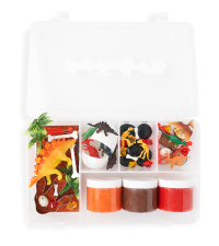 8-Inch Premium Kids Mini Rolling Pins (6-Pack) Splinter-Free, Non-Stick Hardwood for Baking, Sensory Crafts, Play-Doh, Clay, Therapeutic Fine Motor Skills for Toddlers, Great Gift for Children