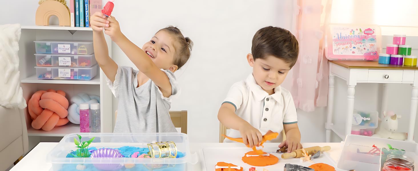 8-Inch Premium Kids Mini Rolling Pins (6-Pack) Splinter-Free, Non-Stick Hardwood for Baking, Sensory Crafts, Play-Doh, Clay, Therapeutic Fine Motor Skills for Toddlers, Great Gift for Children