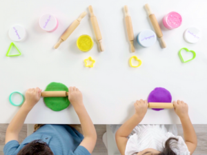 8-Inch Premium Kids Mini Rolling Pins (6-Pack) Splinter-Free, Non-Stick Hardwood for Baking, Sensory Crafts, Play-Doh, Clay, Therapeutic Fine Motor Skills for Toddlers, Great Gift for Children