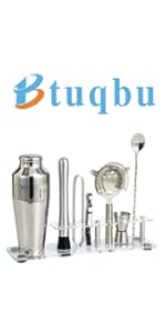 Cocktail Shaker Set with Arcylic Stand, Mixology Bartender Kit for Drink Mixing | Mixology Set with 7 Bar Set Tools Cocktail Kit (Gold)