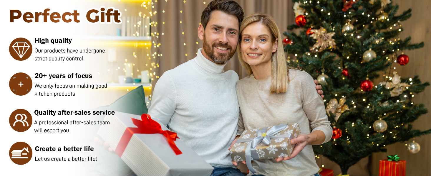 Skimmer Slotted Spoon -16.5in 304 Stainless Steel Pasta Spider Strainer Skimmer Ladle Spoon for Cooking and Frying - Kitchen Metal Scoop Colander Strainer Spoon with Heat Resistant Black Wooden Handle