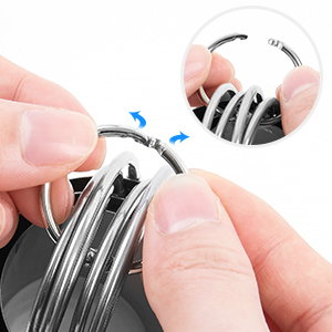 5 Pieces Circle Biscuit Cutter,Professional Stainless Steel Round Cookies Mold Tool with Handle for Baking GIFT Package