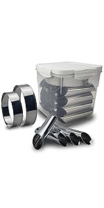 Cannoli Forms Pastry Roll Molds,Stainless Steel Cannoli Tubes,Pack of 15