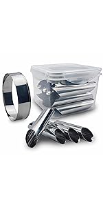 Cannoli Forms Pastry Roll Molds,Stainless Steel Cannoli Tubes,Pack of 15