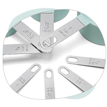 Measuring Cups and Spoons Set of 8 Pieces, nesting measuring cups for Measuring Dry or Liquid Ingredients, Stainless Steel Handle, Kitchen Gadgets for Cooking & Baking