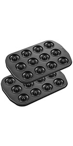 CHEFMADE Perforated Baguette Pan, Non-stick 3-slot French Bread Pan Baguette Baking Loaf Bakeware