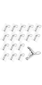 Individually Wrapped Nail Clippers Stainless Steel Fingernail Clippers Bulk, Sturdy Toenail Clippers Thick Nail Tip Cutter Trimmer for Homeless/Men and Women/Hotel 6.8cm X 1.2cm (Set of 50)