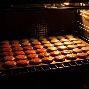 2 PCS 48 Capacity Macaron Silicone Baking Mat Baking Sheet Muffin DIY Chocolate Cookie Mould