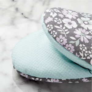 Martha Stewart Lemon Whimsy Mini Oven Mitt 2-Pack Set, Yellow, 5.5