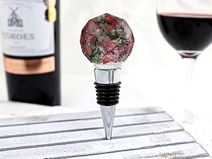 10 Pcs Wine Bottle Stopper Set Kit, Resin Wine Bottle Stoppers Molds Set Accessories, Wine Stopper for Silicone Molds Epoxy Resin (Metal Silver)