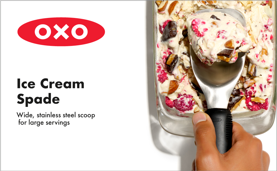 OXO Good Grips Pizza Wheel and Cutter + Ice Cream Spade