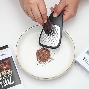 Pisol Kitchen Unique Gadgets Set 6 Pieces, Space Saving, Cheese Grater, Bottle Opener, Fruit Vegetable Peeler, Pizza Cutter, Garlic Ginger Grinder, Herb Stripper Gift Set