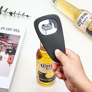 Pisol Kitchen Unique Gadgets Set 6 Pieces, Space Saving, Cheese Grater, Bottle Opener, Fruit Vegetable Peeler, Pizza Cutter, Garlic Ginger Grinder, Herb Stripper Gift Set