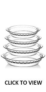 M MCIRCO 6 Pcs Glass Measuring Cups with Lids Set, 1-Cup, 2-Cup, 4-Cup Measuring Jugs with Handle, Nesting Liquid Measuring Cups for Kitchen
