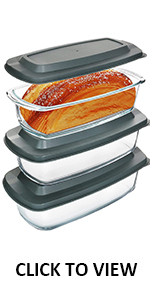 M MCIRCO 6 Pcs Glass Measuring Cups with Lids Set, 1-Cup, 2-Cup, 4-Cup Measuring Jugs with Handle, Nesting Liquid Measuring Cups for Kitchen