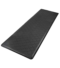 HEBE Anti Fatigue Kitchen Mat Set of 2 Non Slip Cushioned Kitchen Mats for Floor Waterproof Farmhouse Kitchen Rugs and Mats Set Comfort Standing Desk Mat Carpet for Sink,Office,Laundry