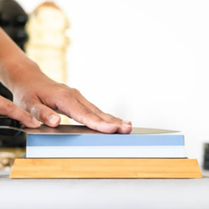 Whetstone Knife Sharpening Stone Kit - Double Sided Whetstone Knife Sharpener 1000/6000 Grit, Professional Honing Sharpening Stone Set With Slip-Resistant Bamboo Base and Angle Guide