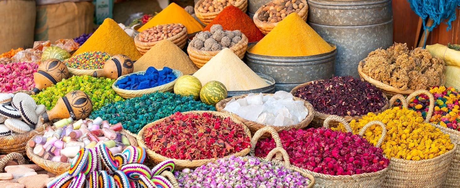 Totally Bamboo Baltique Marrakesh Collection 4-Piece Measuring Spoon Set, Includes 1/4 Teaspoon, 1/2 Teaspoon, 1 Teaspoon & 1 Tablespoon Measurements, Stainless Steel Spoons w/Wood Handle for Cooking