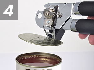 Can Opener Manual, Handheld Strong Heavy Duty Stainless Steel Can Opener, Comfortable Handle, Sharp Blade Smooth Edge, Can Openers with Multifunctional Bottle Opener