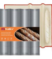 Walfos Baguette Transfer Peel 15 Inch, Baguette Flipping Board for French Bread Baking