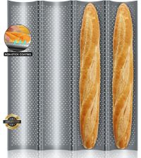 Walfos Baguette Transfer Peel 15 Inch, Baguette Flipping Board for French Bread Baking