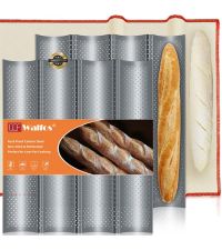 Walfos Baguette Transfer Peel 15 Inch, Baguette Flipping Board for French Bread Baking