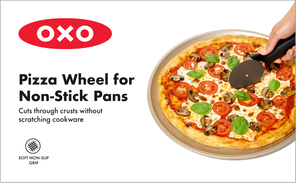 OXO Good Grips Pizza Wheel and Cutter for Non-Stick Pans