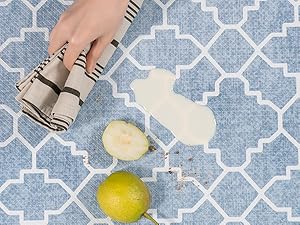 FRESHMINT Kitchen Mat Set of 2, Anti-Fatigue Cushioned Kitchen Mats for Floor, Waterproof Non Slip Comfort Standing Mat, Boho Kitchen Rug for Kitchen Decor, Sink, Office, 17