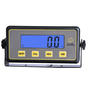 400lbs Commercial Scale Digital Receiving Scale with Anti-Slip Aluminum Platform, High Accuracy Food Scale with Hold/Tare/Auto-Off, Kitchen Scale with LCD Display for Restaurant/Cater