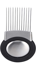 Egg Slicers Cutter, Stainless Steel Multifunction Slicing Mould, Handheld Mushroom Kiwi Divider Tomato Strawberry Cutter, 2.95 * 7.5inches (Black)