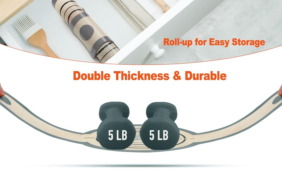 Silicone Bread Sling Dutch Oven - Best Japan Silicone. Non-Stick & Easy Clean Reusable Bread Baking Mat. With Extra Long Handles Baking Sheet Liner, 1 Grey pcs for Transferable Dough