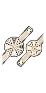 Silicone Bread Sling Dutch Oven - Best Japan Silicone. Non-Stick & Easy Clean Reusable Bread Baking Mat. With Extra Long Handles Baking Sheet Liner, 1 Grey pcs for Transferable Dough