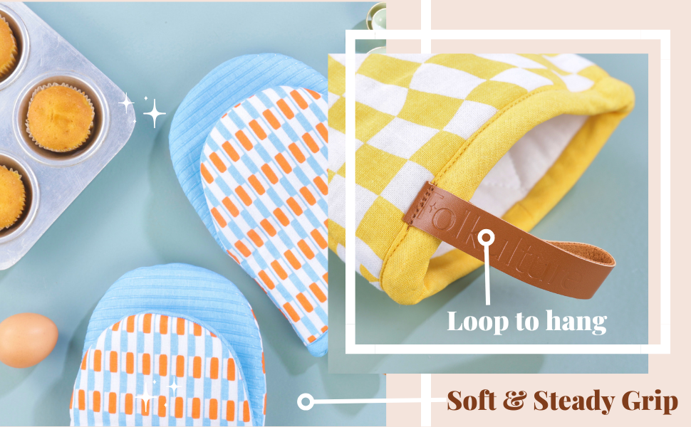 Folkulture Oven Mitts - Set of 2 (5.75