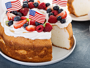 E-far Angel Food Cake Pan, 10-Inch Non-stick Tube Pan for Baking Pound Chiffon Cake, One-piece Design, Easy Release & Clean