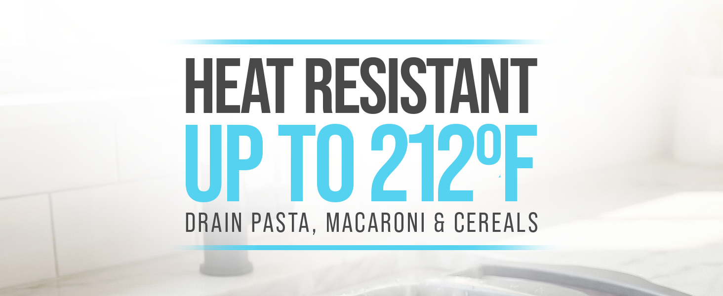 Comfify XL Large Kitchen Strainer - Collapsible Silicone Over-The-Sink Colander with Extendable Handles - Use with Pasta, Fruit, Berries & Veggie - 6 Quart - Gray