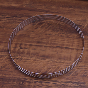 Keewah Round Perforated Tart Ring, 9