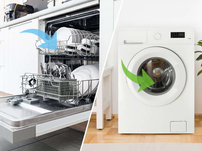 Homaxy Swedish Dishcloths for Kitchen, 10 Pack Reusable and Washable Cellulose Sponge Cloths Dish Towels, Absorbent and No Odor Paper Towels for Dishes ＆ Counters, Assorted