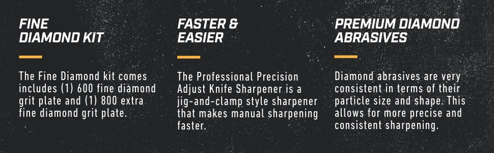 Work Sharp Professional Precision Adjust 600 & 800 grit Fine Diamond Abrasive Kit