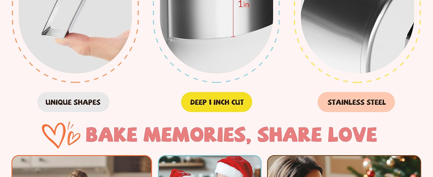 9PCS Number Cookie Cutters Set, Birthday Numbers 0-8(6 Reverses to 9), Stainless Steel Cookie Cutters for Baking, Number Shaped Baking Tool for Homemaking Biscuits, Cookie, Dough