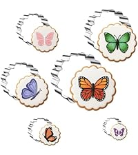 9PCS Number Cookie Cutters Set, Birthday Numbers 0-8(6 Reverses to 9), Stainless Steel Cookie Cutters for Baking, Number Shaped Baking Tool for Homemaking Biscuits, Cookie, Dough