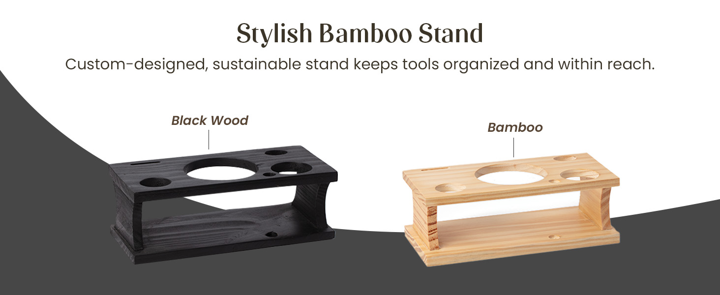 Modern Mixology Cocktail Shaker Set - 8 Piece Bartender Kit on Quality Pine Stand | Complete Cocktail Kit Gift Set | Top Bartender Gifts for Men | Leak Proof Design (Gold)